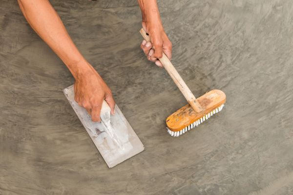 Driveway Concrete Staining in San Clemente